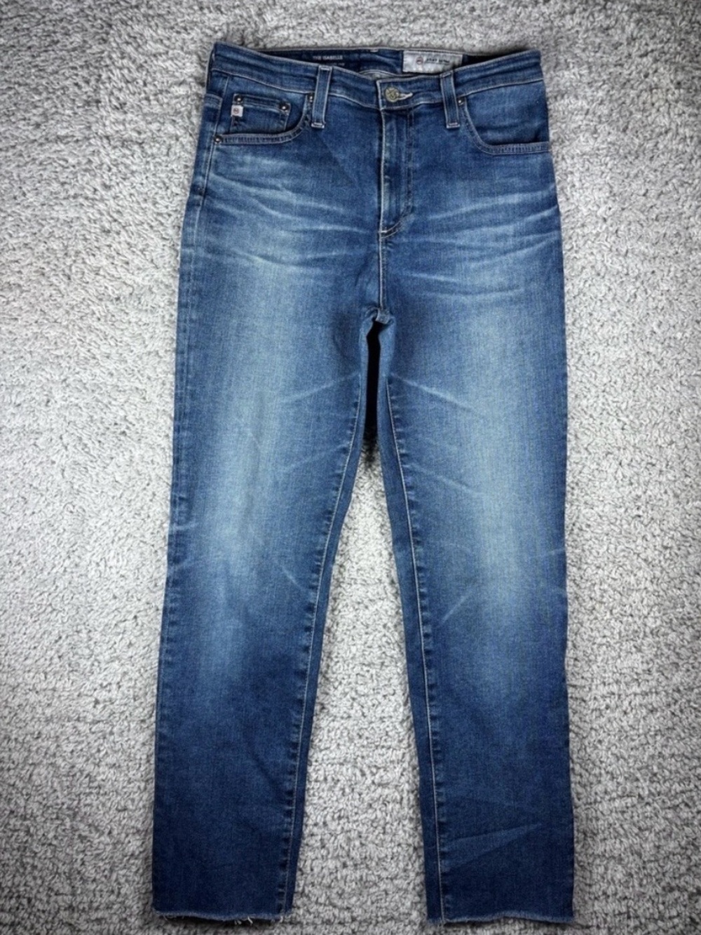 Adriano Goldschmied Jeans The Isabelle High Rise Straight Crop - size 27